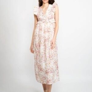 Munthe. Hives Silk Blend Floral Dress.